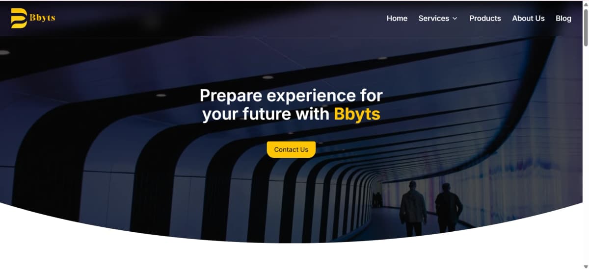 Bbyts Company Profile Website with Integrated Blog System